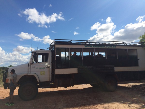 nosso caminhão inspirado nos safaris da África.